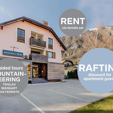 Apartments Skok With Rafting And Free Parking Bovec Dış mekan fotoğraf